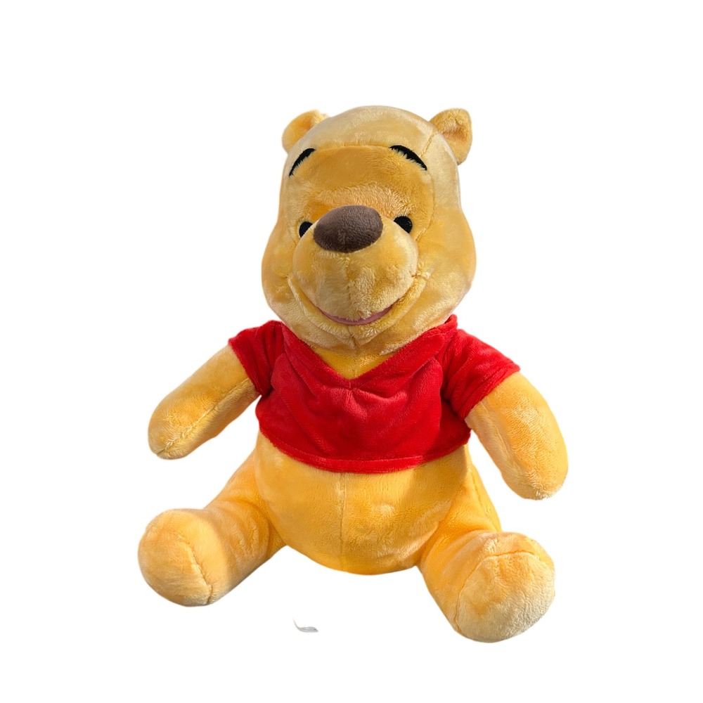 Disney Winnie the Pooh Plush Toy Red Shirt Stuffed Animal Classic Character Kids